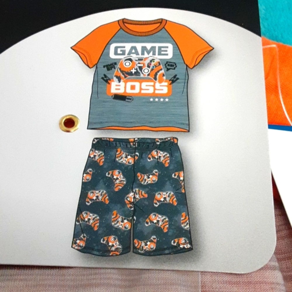NWT Up Late Gamers 2 Piece Pajama Set and Gift